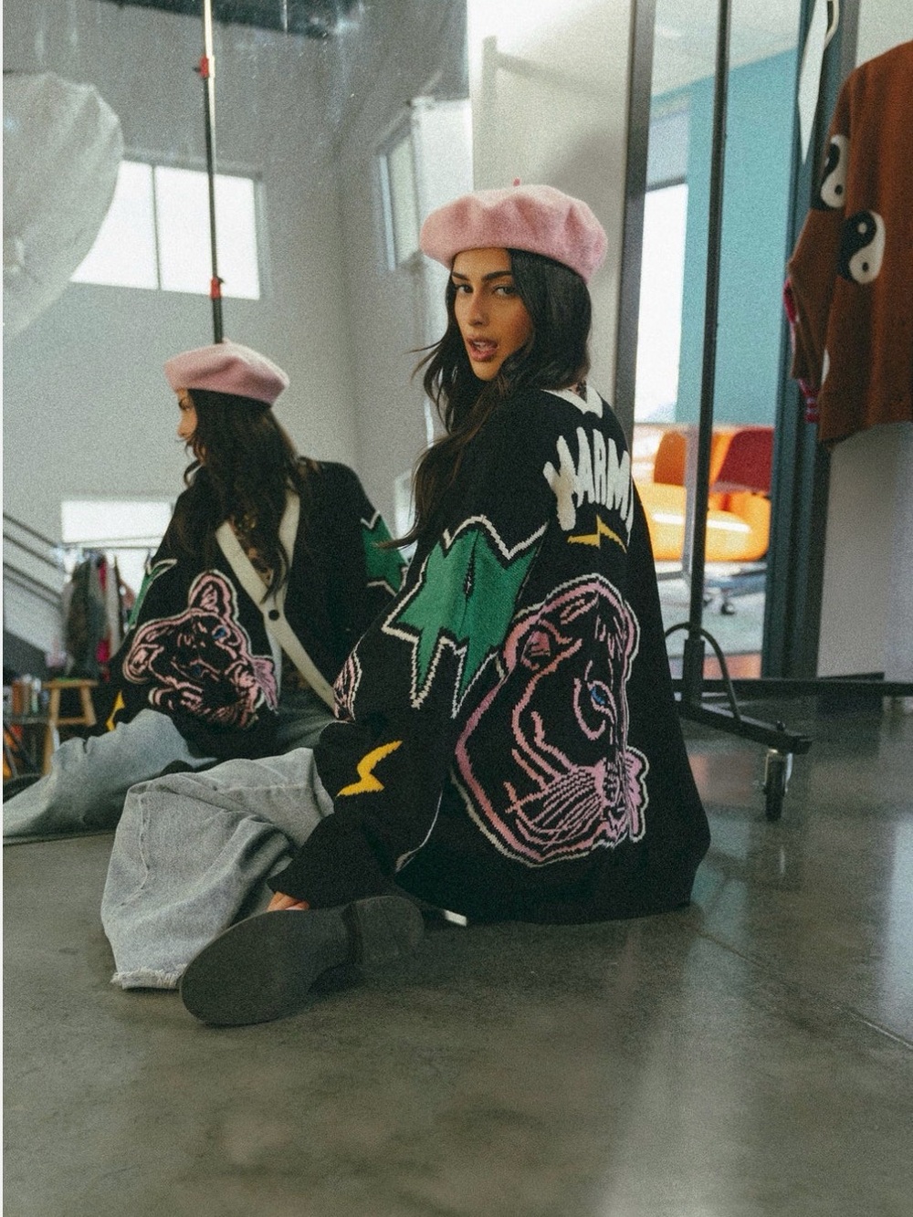 Mother is Mothering (Karma Version) Oversized Cardigan
